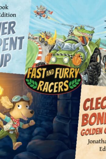 The Silver Serpent Cup & Cleopatra Bones and The Golden Chimpanzee: Fast and Fury Racers Tandem Small Paperback Edition (Fast and Furry Racers)