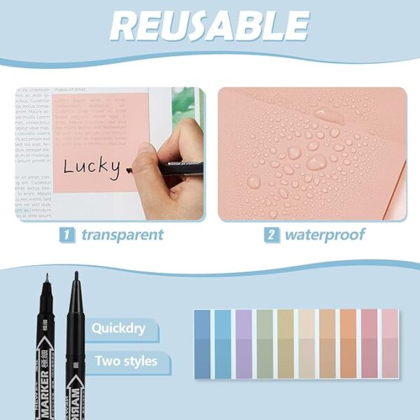 Jutom 39 Pcs Aesthetic Book Annotation Kit - Image 4