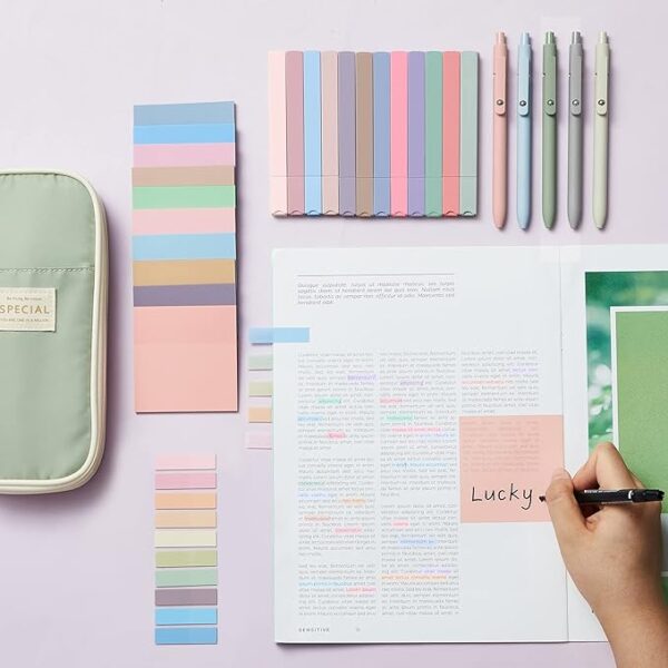 Jutom 39 Pcs Aesthetic Book Annotation Kit - Image 2