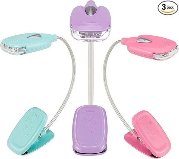 3 pack book light