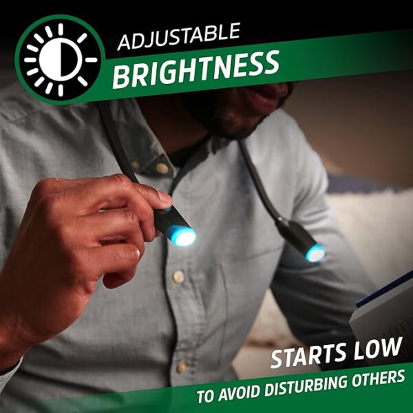 Energizer LED rechargeable black neck light brightness