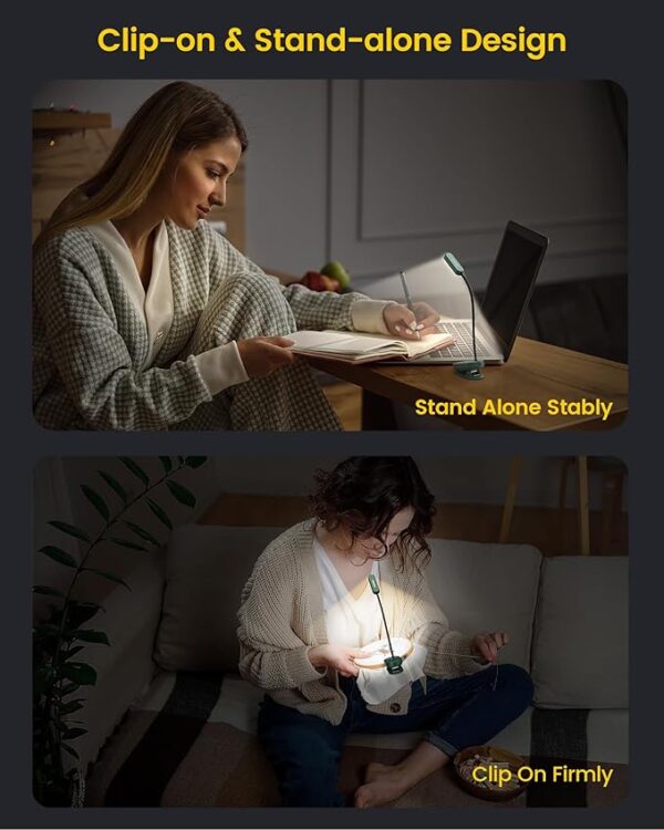 Glocusent mini book light use
