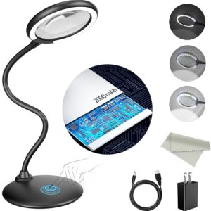 Raweao magnifying lamp glass