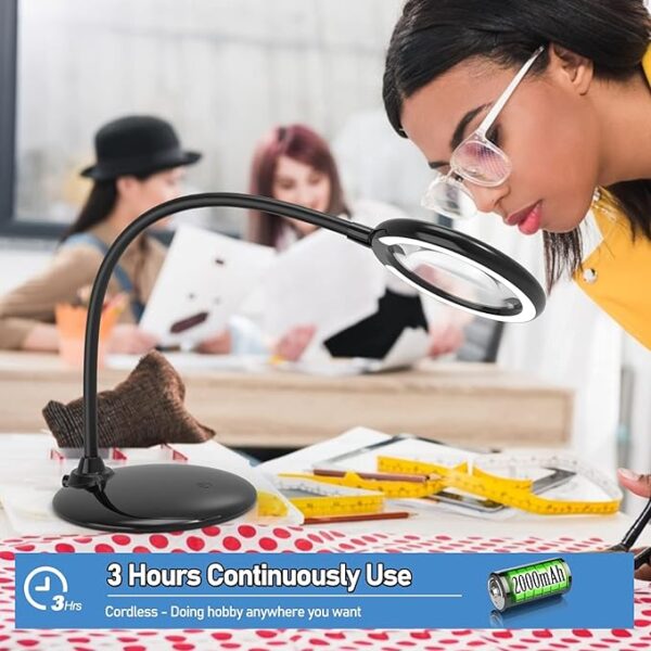 Raweao magnifying lamp glass use