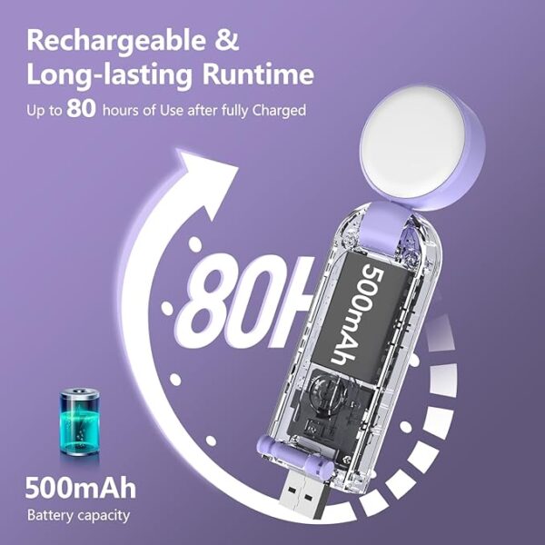 VAVOFO - USB rechargeable book light capacity