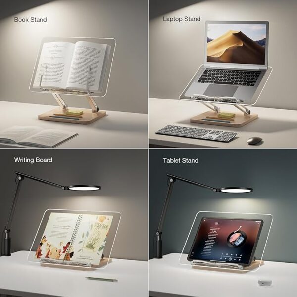 acrylic book stand multipurpose
