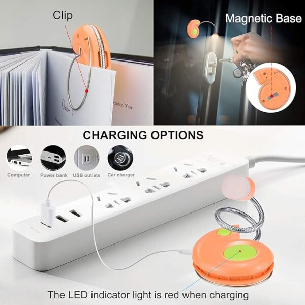 clip-on kids book lights structure