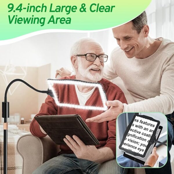 floor magnifying glass use