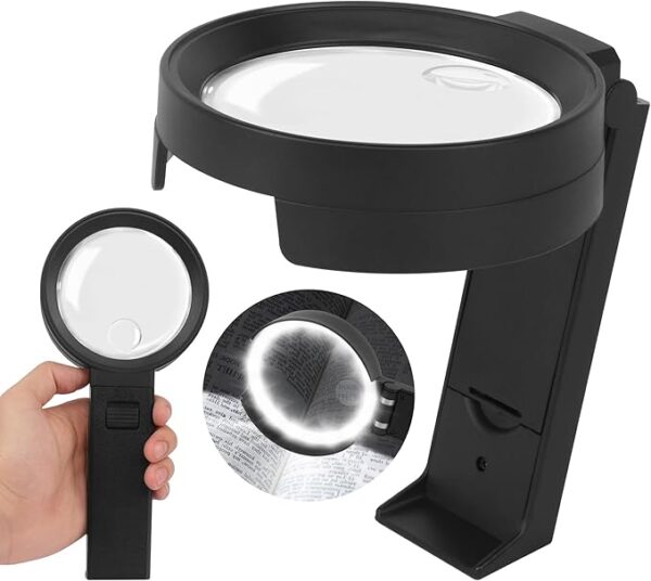foldable handheld magnifier