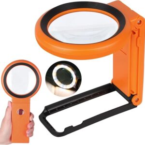 foldable handheld magnifying glass