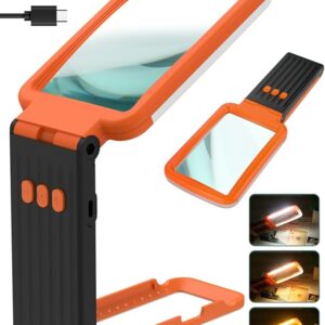 handheld real glass magnifier