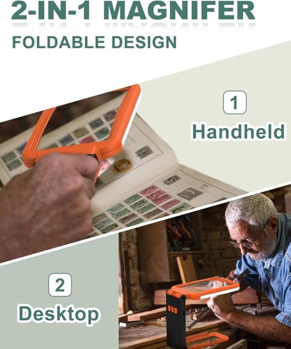 handheld real glass magnifier design