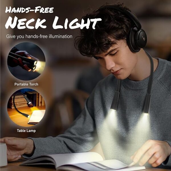 neck reading light design