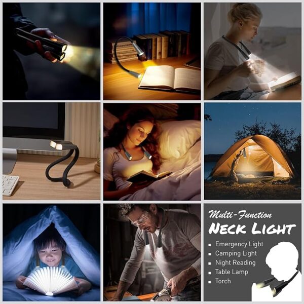 neck reading light function
