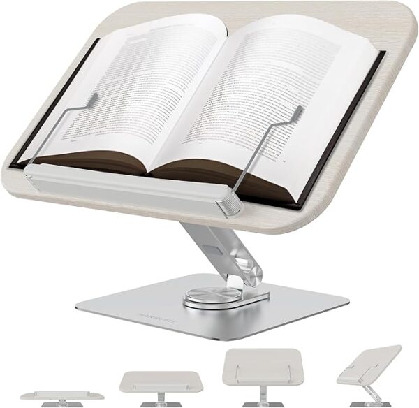 wood book stand
