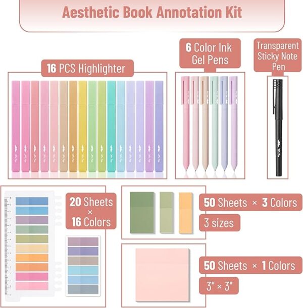 book annotation kit inclusions
