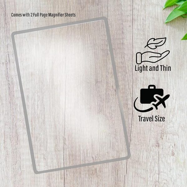 full page premium magnifying sheet thin