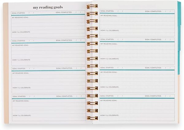 reading log reading goals