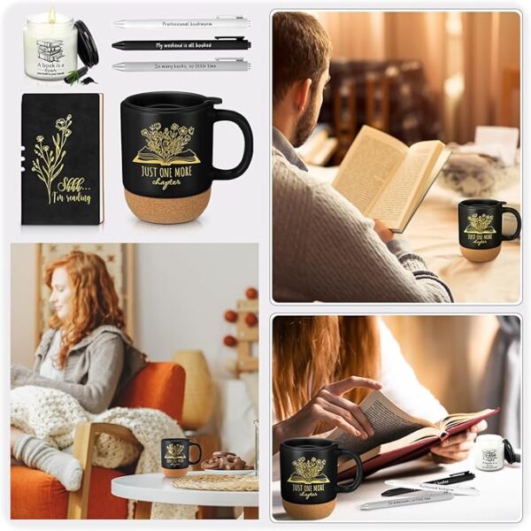 Baderke gift set while reading