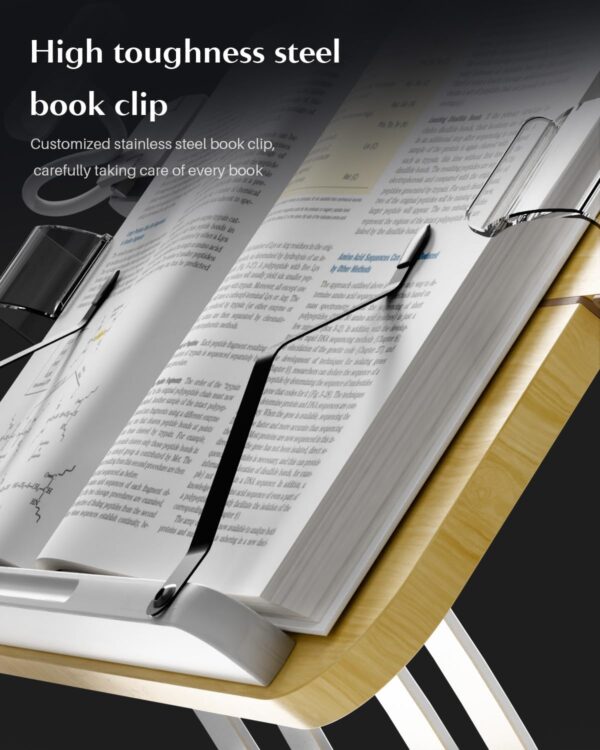 KVRG adjustable book stand book clip