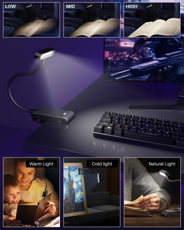KVRG adjustable book stand light color options