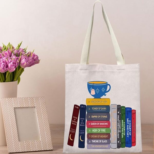 canvas tote bag front view