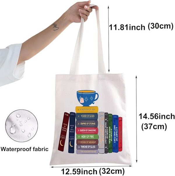 canvas tote bag size