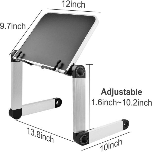 ergonomic adjustable book stand measurement
