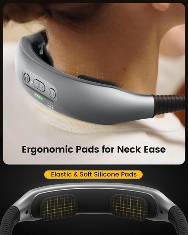 glocusent ergonomic reading light with pads