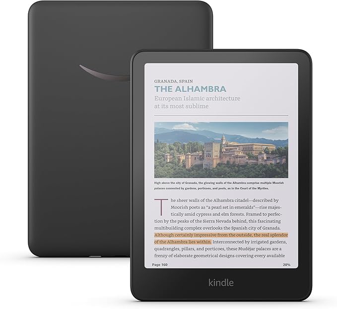 Amazon kindle colorsoft display