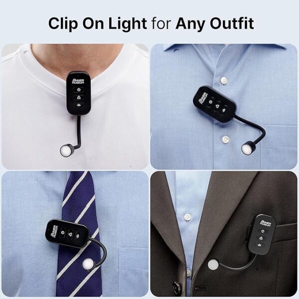 clip-on book light design