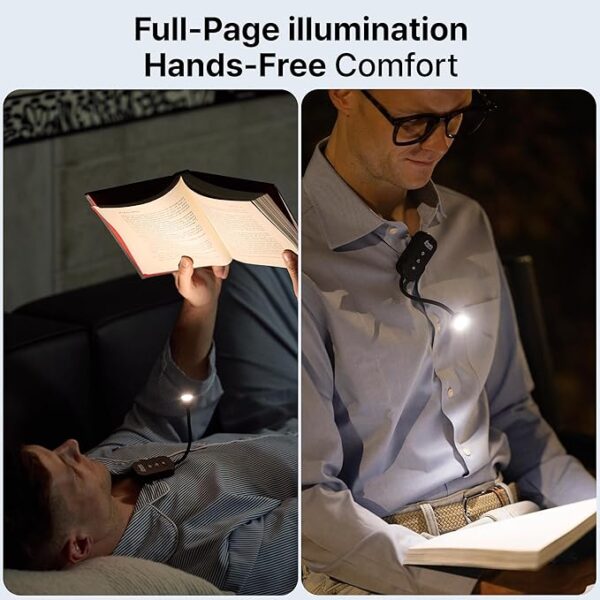 clip-on book light hands free