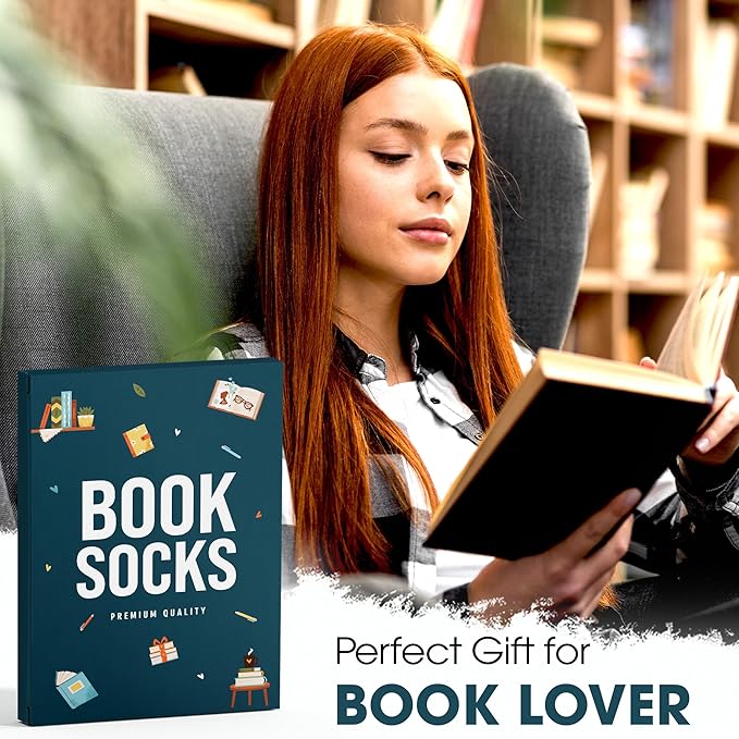 funny reading socks as gift