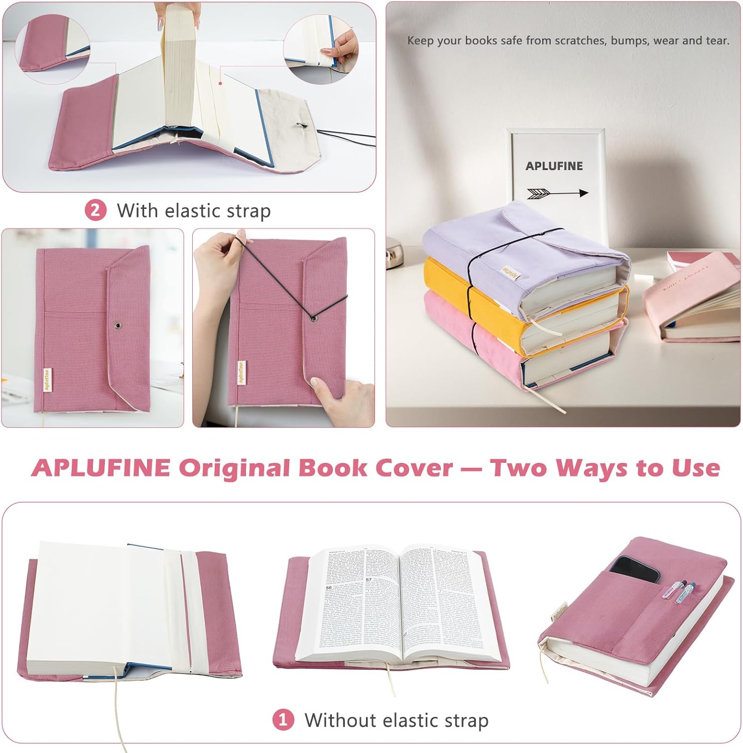 canvas book cover features