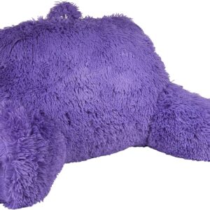 shaggy reading pillow